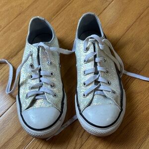 Converse Kids iridescent  glitter color